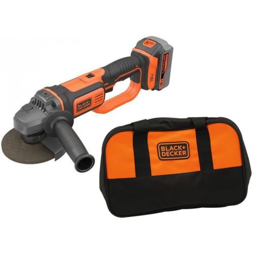 Black & Decker BCG720M1 Aku úhlová bruska (125mm/18V/1x4,0Ah), taška