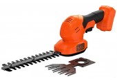 Black & Decker BCSS18B Aku nůžky na trávu a keře (20cm/18V/bez aku a nabíječky)