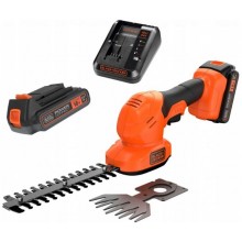 Black & Decker BCSS18D1 PowerConnect Aku nůžky na trávu a keře (20cm/18V/1x2,0Ah)
