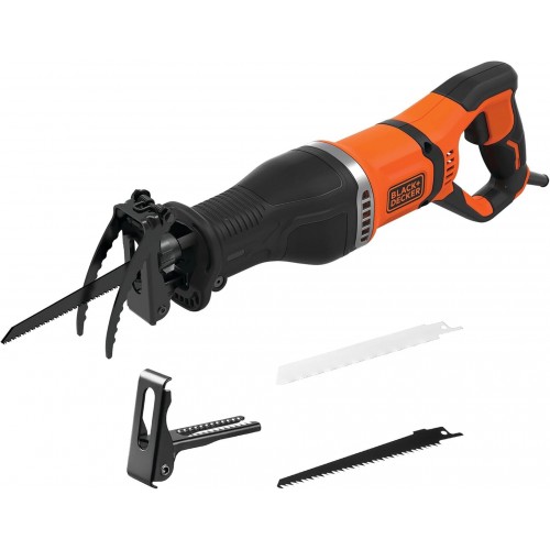 Black & Decker BES301 Mečová pila (750W) s držákem větví a 2ks pilového listu Black & Decker BES301 Mečová pila (750W) s držákem větví a 2ks pilového listu