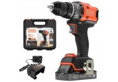 Black & Decker BLD682D1XK Aku bezuhlíkový šroubovák (50Nm/18V/1x2,0Ah), kufr