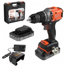 Příslušenství k Black & Decker BLD683D2XK Aku bezuhlíková příklepová vrtačka (50Nm/18V/2x2,0Ah), kufr