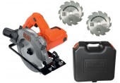 Black & Decker CS1250LKA Elektrická kotoučová pila (190mm/1250W), 2x kotouč a kufr