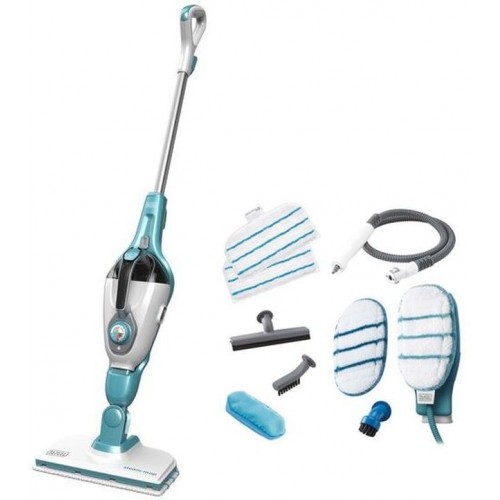 Black & Decker FSMH1351SM Parní mop s ručním parním čističem 9v1 (1300W/0,5L)