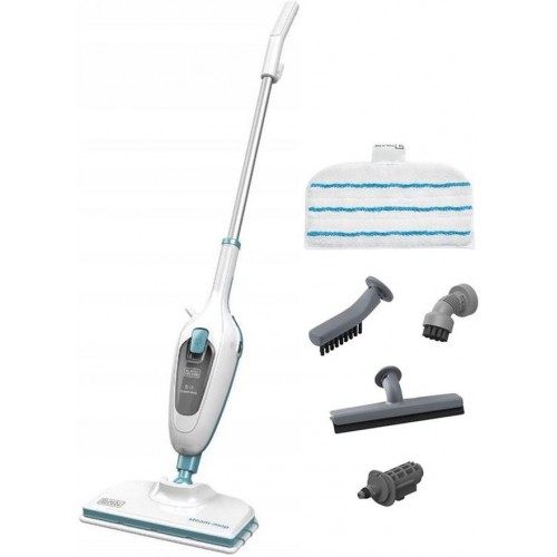 Black & Decker FSMH13E5 Parní mop kombinovaný s parním čističem 5v1 (1300W/0,38L)