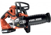 Black & Decker GKC1820L20 Aku řetězová pila, lišta 20cm (1x2,0Ah/18V)