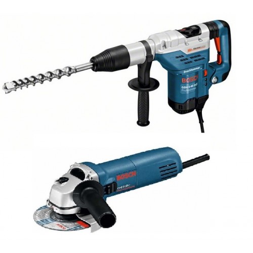 BOSCH GBH 5-40 DCE vrtací kladivo SDS-Max+Úhlová bruska GWS 850 C, 0615990H2V BOSCH GBH 5-40 DCE vrtací kladivo SDS-Max+Úhlová bruska GWS 850 C, 0615990H2V