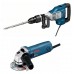 BOSCH GSH 11 VC Sekací kladivo SDS-MAX+Úhlová bruska GWS 850 C, 0615990H32