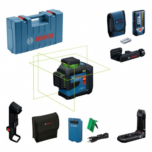BOSCH GLL 80-33 G PROFESSIONAL Křížový laser, kufr, Laserový přijímač LR 7 0601065502 BOSCH GLL 80-33 G PROFESSIONAL Křížový laser, kufr, Laserový přijímač LR 7 0601065502