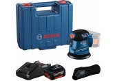 BOSCH GEX 185-LI PROFESSIONAL Excentrická bruska, 1× GBA 18V 4.0Ah, kuft 06013A5021