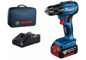 BOSCH GSR 185-LI PROFESSIONAL Akumulátorový vrtací šroubovák, 1x 4 Ah, GAL 18V-20, Taška na nářadí 06019K3005