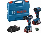 BOSCH PROFESSIONAL Kombinovaná sada GSR 18V-90 C + GDR 18V-220 C (2× 4.0Ah; GAL 18V-40; LC), LBOXX 06019L6023