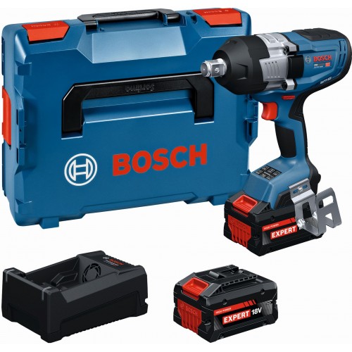 BOSCH GDS18V-1600H PROFESSIONAL Rázový utahovák, 2x8,0Ah, L-BOXX 06019M1102
