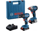 BOSCH GDX 18V-285 + GSB 185-LI + 2× 2,0 AH + GAL 18V-20 + pouzdro PROFESSIONAL 06019N2124