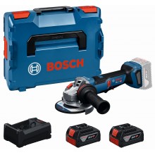 Příslušenství k BOSCH GWS18V-11PS PROFESSIONAL Úhlová bruska, 2x 5.0Ah, L-BOXX 06019N4302
