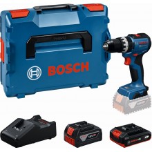 BOSCH GSB18V-52 PROFESSIONAL Aku příklepový vrtací šroubovák,2,0Ah+4,0Ah,L-BOXX 06019S0122