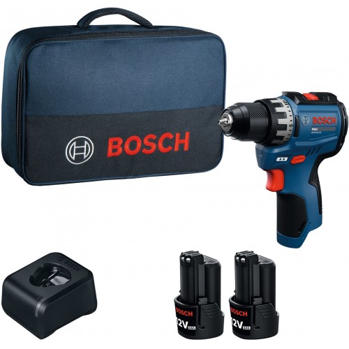 BOSCH GSR12V-31 PROFESSIONAL Aku vrtací šroubovák, 2x 12V/2,0Ah, taška 06019S6002 BOSCH GSR12V-31 PROFESSIONAL Aku vrtací šroubovák, 2x 12V/2,0Ah, taška 06019S6002