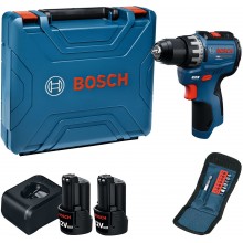BOSCH GSR12V-31 PROFESSIONAL Aku vrtací šroubovák, 2x 12V/2,0Ah, kufr 06019S6003