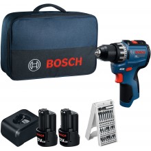 BOSCH GSR12V-31 PROFESSIONAL Aku vrtací šroubovák, 2x 12V/2,0Ah, taška 06019S6004