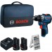 BOSCH GSR12V-31 PROFESSIONAL Aku vrtací šroubovák, 2x 12V/2,0Ah, taška 06019S6004