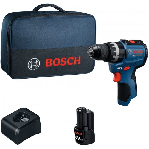 BOSCH GSB12V-31 PROFESSIONAL Aku příklepový šroubovák, 1x 12V/2,0Ah, taška 06019S6105 BOSCH GSB12V-31 PROFESSIONAL Aku příklepový šroubovák, 1x 12V/2,0Ah, taška 06019S6105