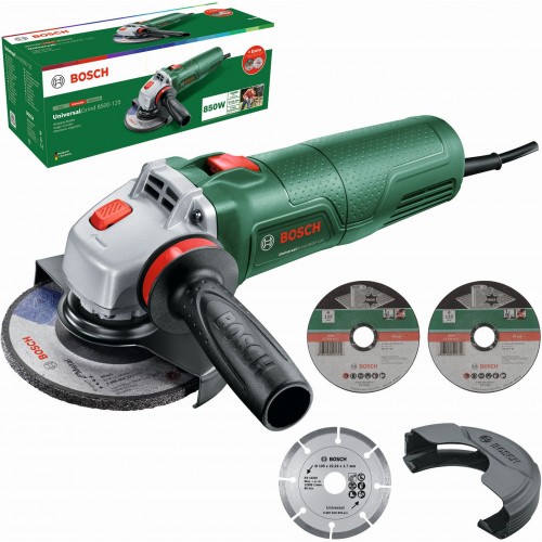BOSCH UniversalGrind 850-125 Úhlová bruska 06033E2102 BOSCH UniversalGrind 850-125 Úhlová bruska 06033E2102