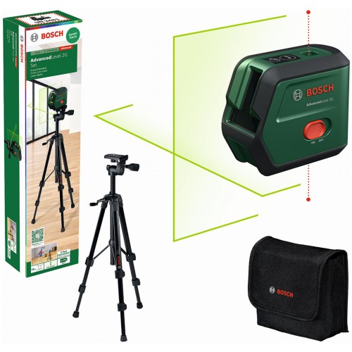 BOSCH AdvancedLevel 2G UNI Křížový laser s funkcí kolmého paprsku 0603663G01