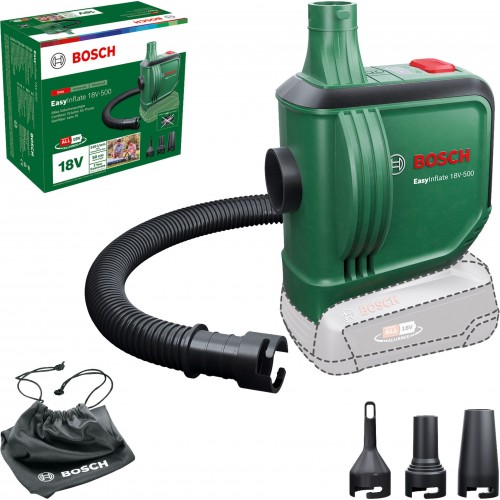 BOSCH EasyInflate 18V-500 Akumulátorová objemová pumpička (solo) 0603947200