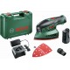 BOSCH EasySander 12 Akumulátorová multibruska, 2x2,0 Ah 060397690A