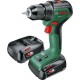 BOSCH UniversalDrill 18V-60 (2x 2,0Ah)+AL18V-20 Akumulátorový šroubovák 06039D7002