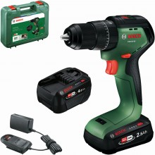 BOSCH PSB18V-60 Akumulátorový příklepový vrtací šroubovák,1x4,0Ah, 1x2,5Ah, Kufr 06039D7303