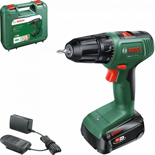 BOSCH EasyDrill 18V-38 (1x 1,5 Ah) + AL18V-20 Akumulátorový šroubovák 06039D8003