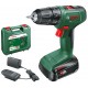 BOSCH EasyDrill 18V-40 (1x 2 Ah) + AL18V-20 Akumulátorový šroubovák 06039D8004