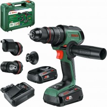 BOSCH AdvancedImpact 18V-80 Quicksnap Aku příklepová vrtačka, 2x 2,5Ah 06039E2105