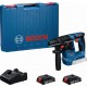 BOSCH GBH 18V-18 PROFESSIONAL Vrtací kladivo s SDS plus, kufr, 2× GBA 2,0 Ah 0611927001