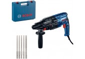 BOSCH Profesionální sada: vrtací kladivo GBH 240 + sada SDS plus v kufříku 0615990M99