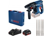 BOSCH GBH 180-LI PROFESSIONAL Vrtací kladivo + GBA 18V 4.0Ah + sada SDS Plus 0615990M9C