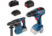 BOSCH Kombinovaná sada: GSR 18V-50 + GBH 18V-26 + 1× akumulátor 4,0 Ah ProCORE + 1× akumulátor 8,0 Ah ProCORE v kartonové krabici 0615990N1X