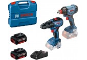 BOSCH Kombinovaná sada GDX 180-LI + GSR 18V-50 + 2× akumulátor 5,0 Ah 0615990N3F