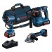 BOSCH GSR+GWS+GBH+3× 4,0Ah+GAL 18V-40 PROFESSIONAL nářadí 18V sada 3 ks 0615A5007L