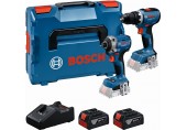 BOSCH PROFESSIONAL Sada 2 ks 18V nářadí: GSR + GDR + 2x GBA 5.0 Ah + GAL 18V-40 0615A50090