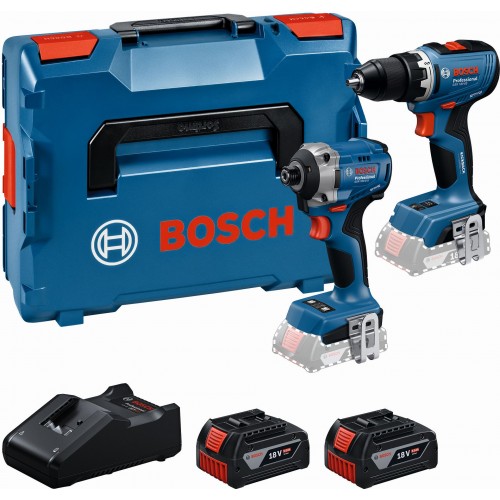 BOSCH PROFESSIONAL Sada 2 ks 18V nářadí: GSR + GDR + 2x GBA 5.0 Ah + GAL 18V-40 0615A50090 BOSCH PROFESSIONAL Sada 2 ks 18V nářadí: GSR + GDR + 2x GBA 5.0 Ah + GAL 18V-40 0615A50090