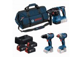 BOSCH GSR+GDX+GBH+3x5,0Ah+GAL 12V/18V-80 Professional sada 3ks 18V nářadí 0615A50093