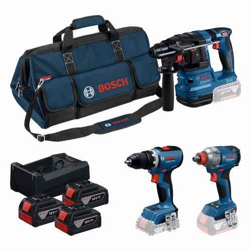 BOSCH GSR+GDX+GBH+3x5,0Ah+GAL 12V/18V-80 Professional sada 3ks 18V nářadí 0615A50093 BOSCH GSR+GDX+GBH+3x5,0Ah+GAL 12V/18V-80 Professional sada 3ks 18V nářadí 0615A50093