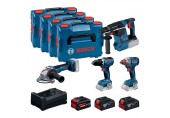 BOSCH PROFESSIONAL Sada GSR 18V-65 + GDX 18V-285 + GBH 18V-26 + GWS 18V-11 0615A500BJ
