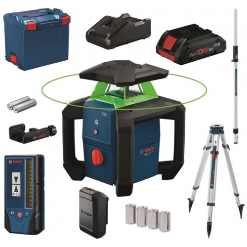 BOSCH GRL18V-3-31G+BT170+GR240 PROFESSIONAL Stavební rotační laser 0615A500DG