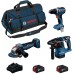 BOSCH PROFESSIONAL GBH + GSR + GWS + 2x5,0Ah 0615A500FL