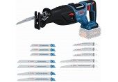 BOSCH GSA 18V-28 PROFESSIONAL Pila ocaska + 25dílná sada pilových listů 0615V0003G