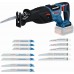 BOSCH GSA 18V-28 PROFESSIONAL Pila ocaska + 25dílná sada pilových listů 0615V0003G