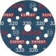 BOSCH Brusný kotouč EXPERT O780 s fólií, 125 mm, G320, 50ks 2608902414
